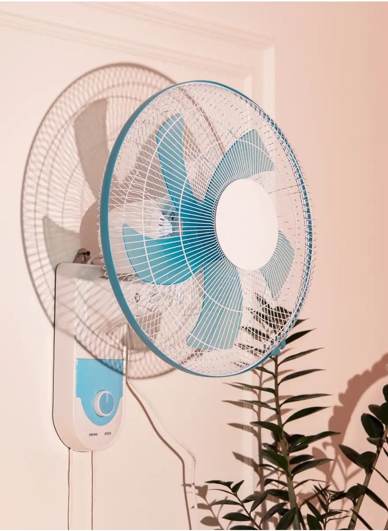 18-Inch Wall-Mounted Electric Fan - Oscillating Industrial Fan for Home, Dormitory, and Dining Rooms | Adjustable Speed, Large Airflow, Quiet Operation for Cooling | Heavy-Duty Mechanical Design