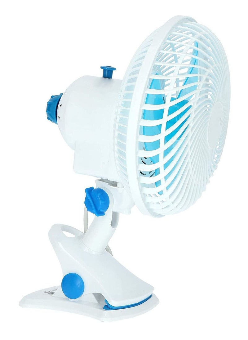 Mini table Fan White/ Blue