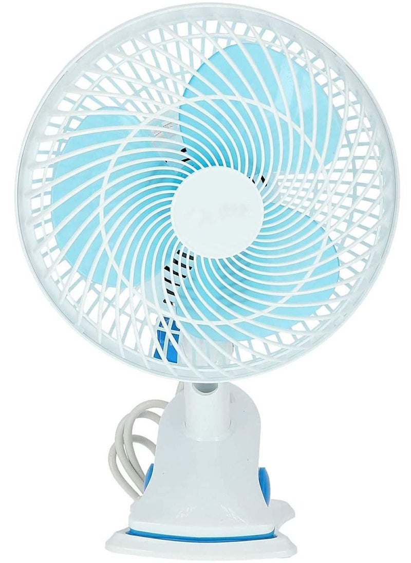 Mini table Fan White/ Blue