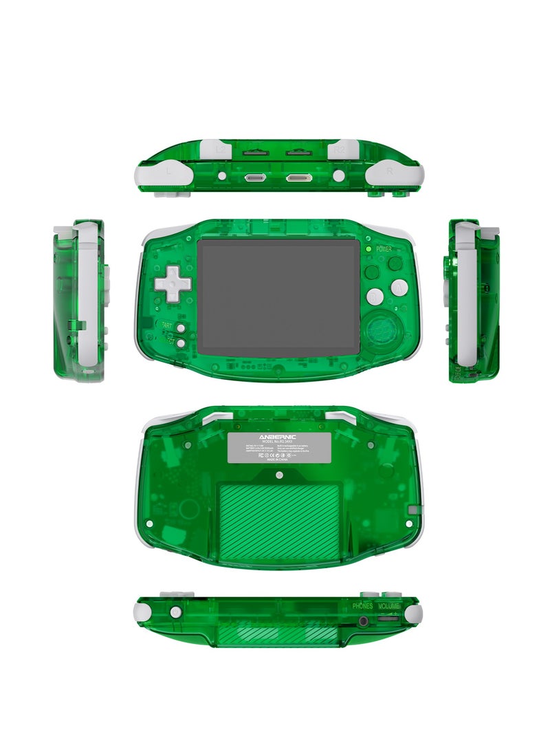 ANBERNIC RG 34XX Handheld Game Console H700 quad-core ARM Android 13 3.4-inch IPS full-view angle 3500mAh 5G WIFI Bluetooth Retro Video Players (Green 32+64G)