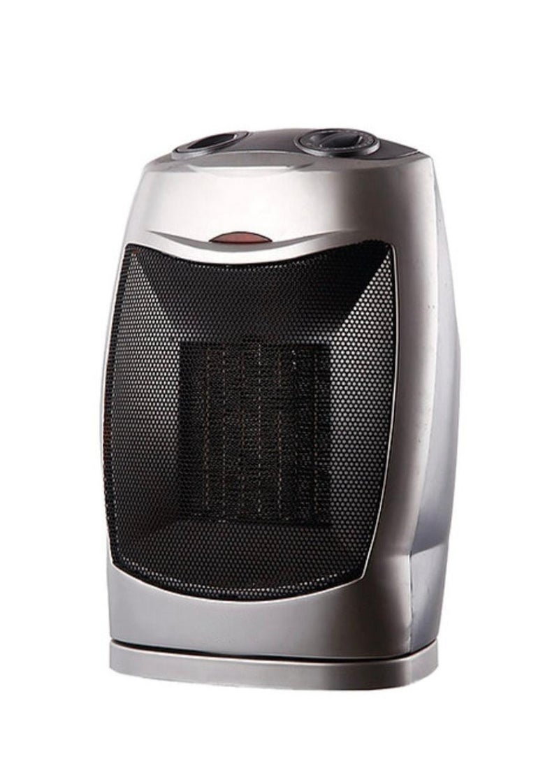 Portable Room Heater with 3 Wind Modes Fan/Warm/Hot, Dual Power Settings, Adjustable Temperature, 90° Oscillation, Overheat Protection - Ideal for Home & Office