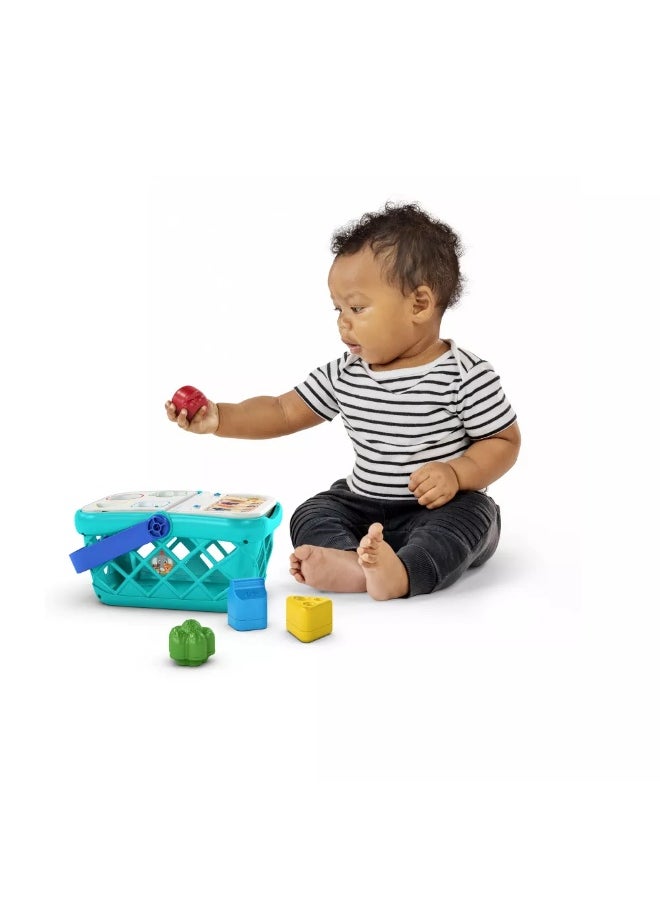 Baby Einstein + Hape Shopping Basket Pretend to Shop Toy