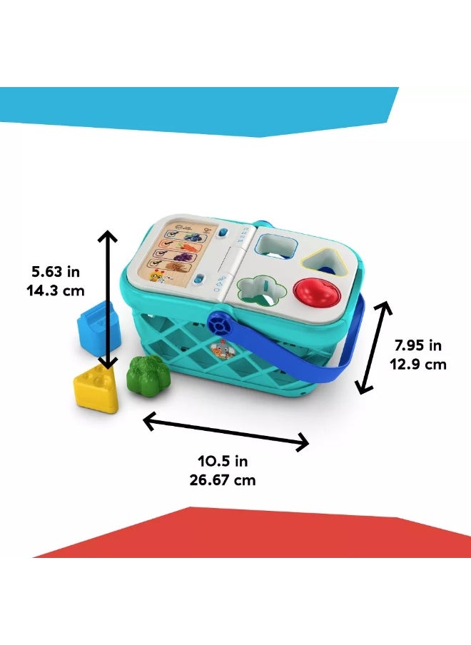 Baby Einstein + Hape Shopping Basket Pretend to Shop Toy