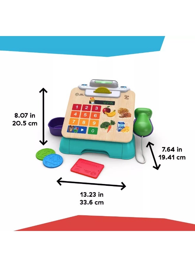 Baby Einstein + Hape Magic Touch Cash Register Pretend to Check Out Toy