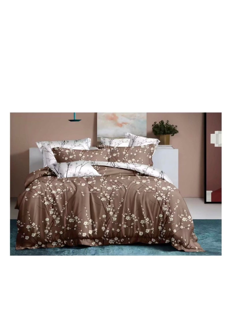 Sleek and Stylish 6-Piece Duvet Set Embroidered King Size covers Enhance  Your Bedroom Décor