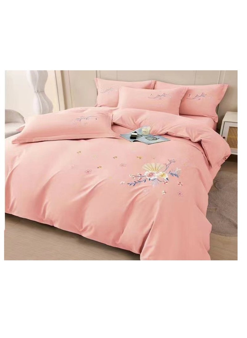 Sleek and Stylish 6-Piece Duvet Set Embroidered King Size covers Enhance  Your Bedroom Décor