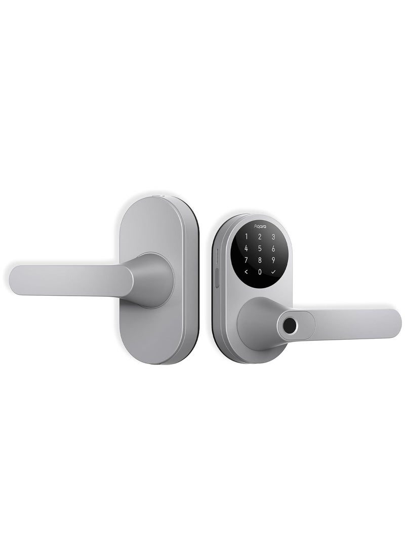 Aqara Smart Lock U300, Fingerprint Keyless Entry Door Lock with Handle