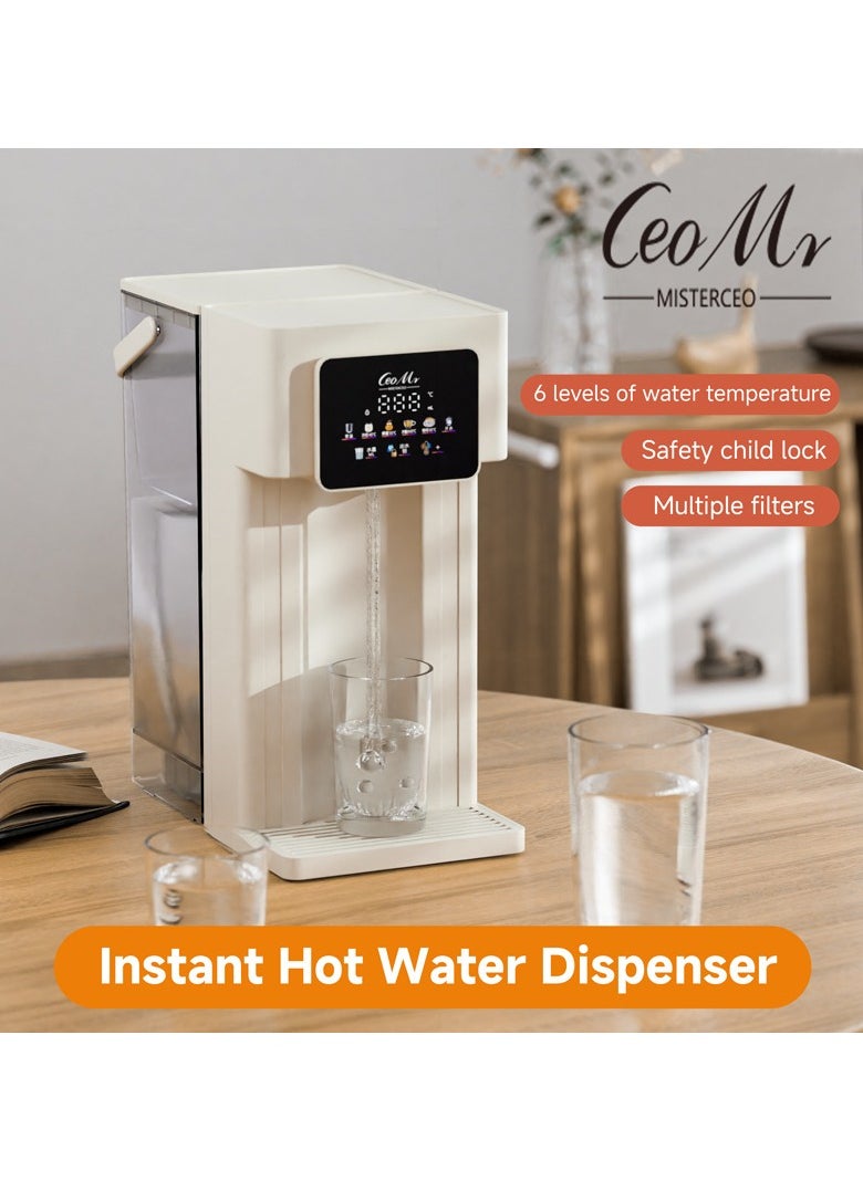 New Instant Hot Water Dispenser 3 Seconds Hot Water Desktop Smart Water Bottle Pump