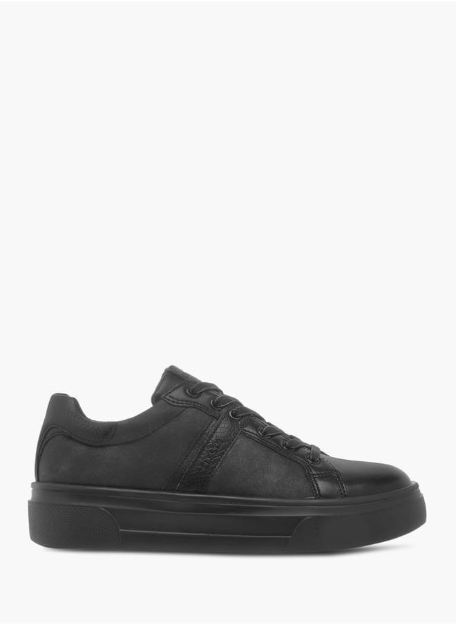 Women's Montone Lace-Up Ankle Sneakers