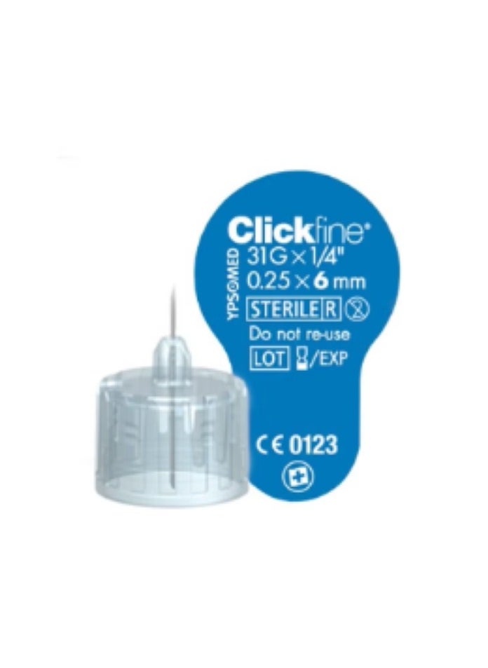 Clickfine DiamondTip Syringe Needle 100PCS