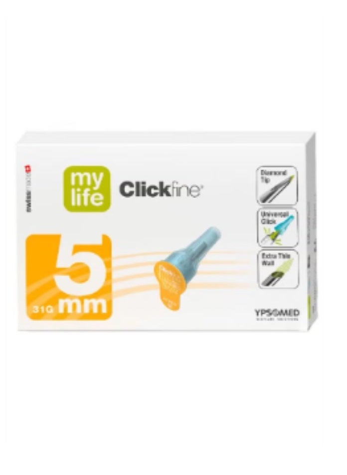 Clickfine DiamondTip Syringe Needle 100PCS