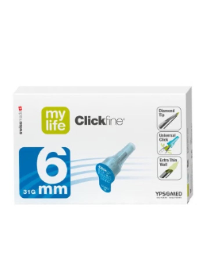 Clickfine DiamondTip Syringe Needle 100PCS