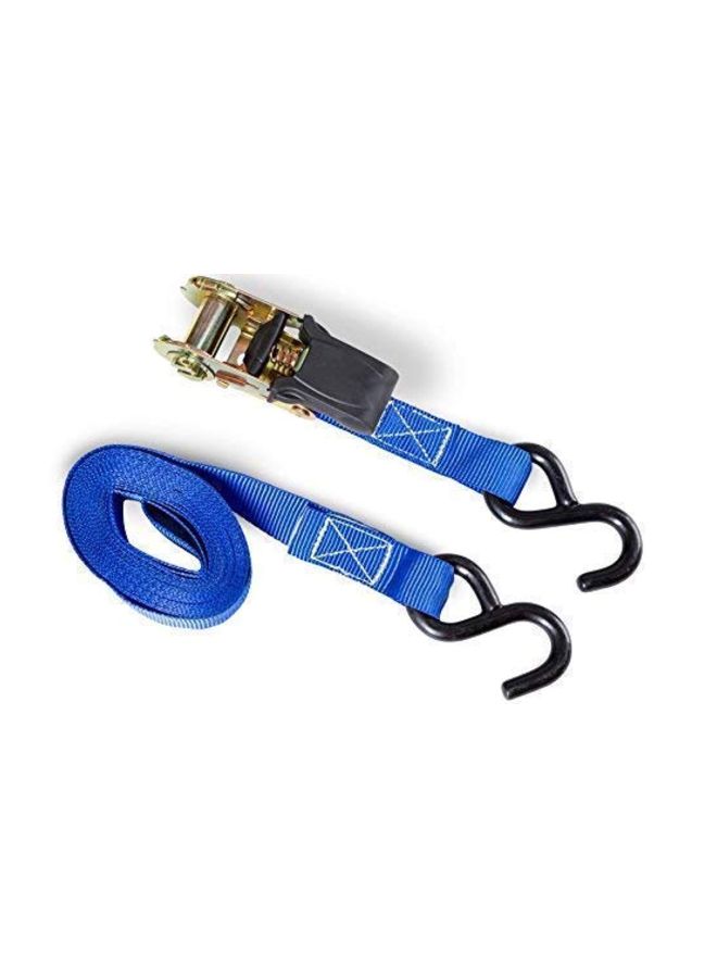 Pack Of 4 Ratchet Tie Down Strap Navy Blue