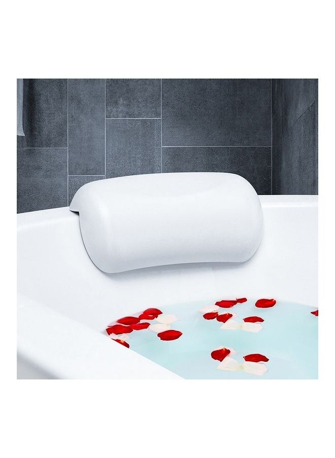 Waterproof Massage Bathtub Pillow White 30 x 10 x 15cm