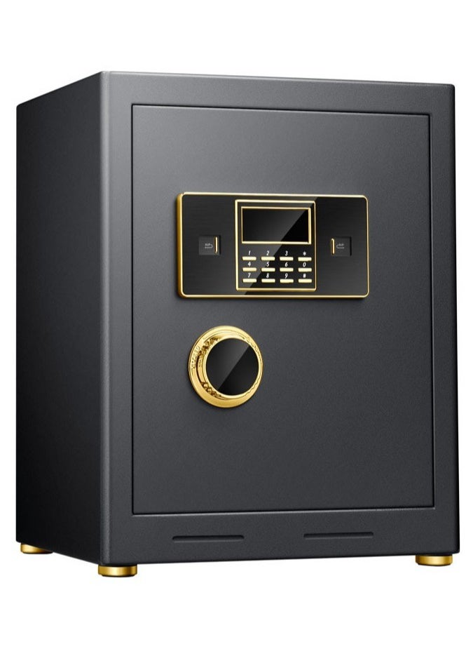 Fireproof Safe Box for Home Anti-Theft Digital Security Box with Programmable Keypad and Inner Fireproof Lock Box Security Cabinet Safe Lock Box for Home Hotel Office (45*38*36cm)
