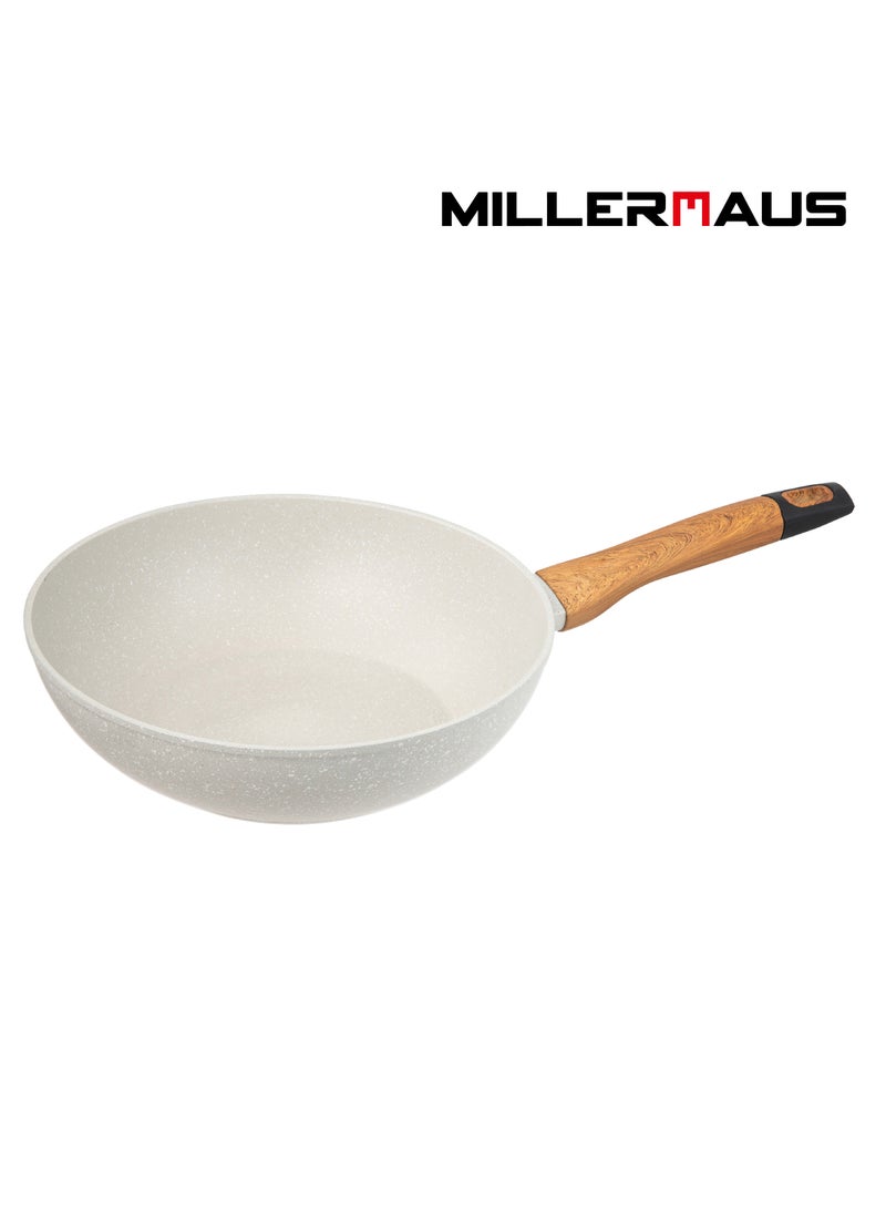 Millerhaus Wok Pan Dia 28cm Wok Pan 28cm Forged Aluminium