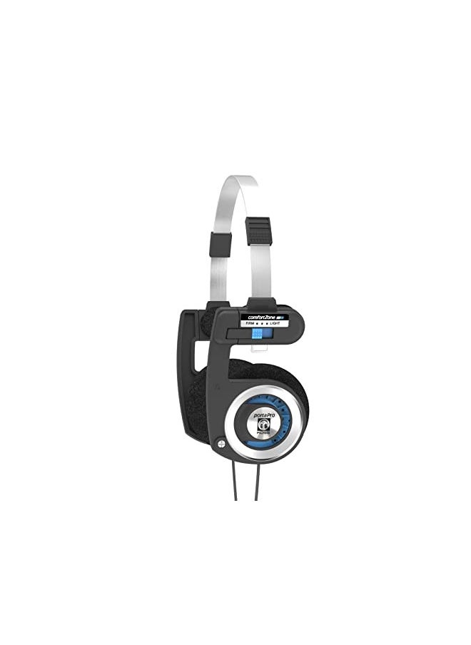 Koss Porta Pro On Ear Headphones with Case, Black / Silver