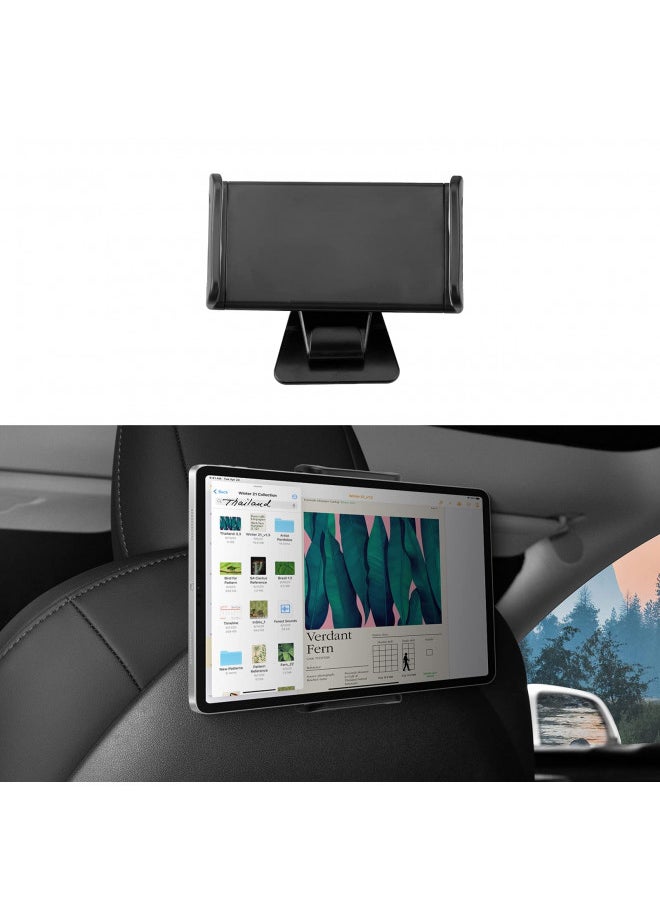 Basenor Tesla Model Y Model 3 Model S Model X LR/Plaid Tablet Holder, Headrest Tablet Mount Headrest Stand Cradle Accessories