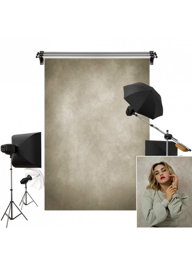 Kate 5x7ft/1.5x2.2m Tan Portrait Backdrop Headshot Background Light Brown Texture Fabric Photography Studio Props