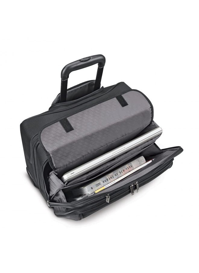 Solo New York 16-Inch Laptop Rolling Case, Overnighter section and remoavble sleeve Black, CLA902-4