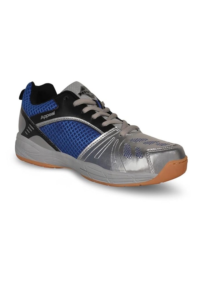 Appeal Non-Marking Badminton Shoes | Material: Synthetic | For Men & Boys | Lightweight | Breathable mesh with PU Coated | Flexibility and Stability | Ideal for Sports