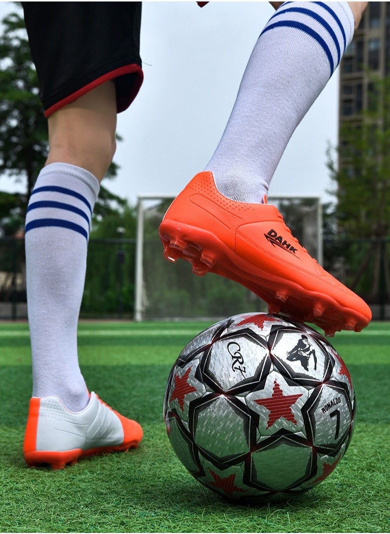 New High-top Men's and Women's Soccer Shoes, Adult Sports Shoes, Non-slip and Wear-resistant Training Shoes, Outdoor Running Shoes, Men's and Women's All Season Soccer Shoes