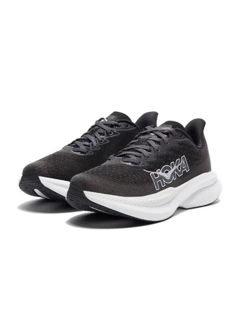 MACH 6 Outdoor Running Shoes Black/White For Men/Women