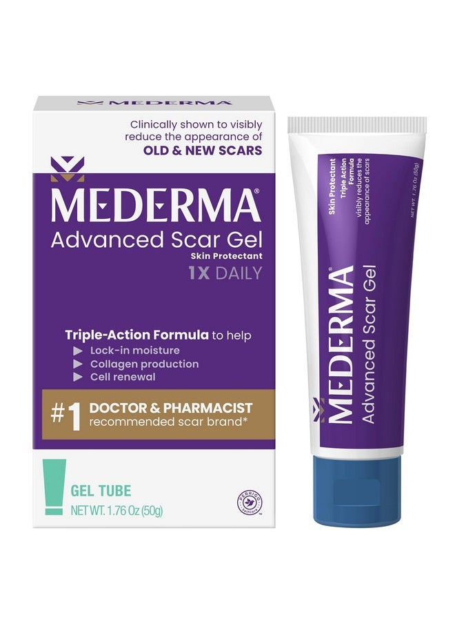 Advanced Scar Gel, Treats Old And New Scars, Reduces The Appearance Of Scars From Acne, Stitches, Burns And More, 50 Grams