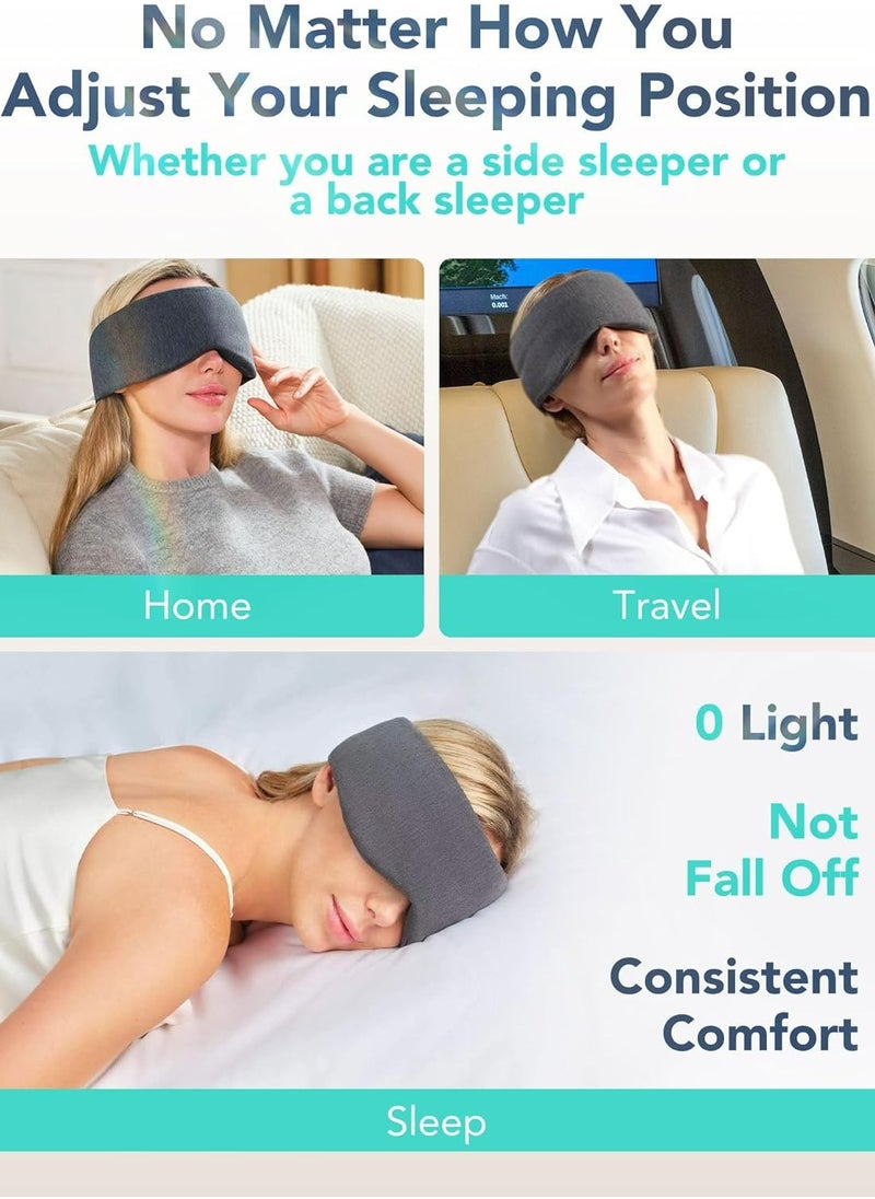 SKG Restore Pro Sleep Mask - 100% Light Blackout for Men Women