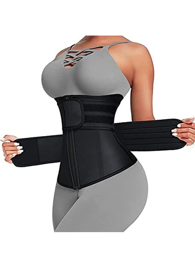 Adjustable Waist Trainer Slimming Belt With Tummy Sauna Bandage Wrap, Body Shaper Compression Wrap, Plus Size Corset Waist Trainer for Women and Men