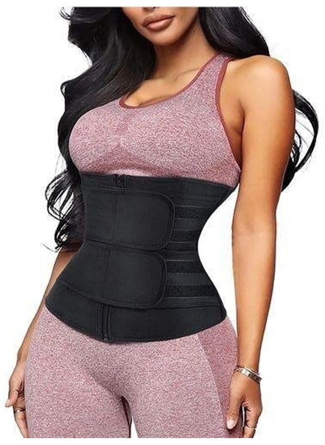 Adjustable Waist Trainer Slimming Belt With Tummy Sauna Bandage Wrap, Body Shaper Compression Wrap, Plus Size Corset Waist Trainer for Women and Men