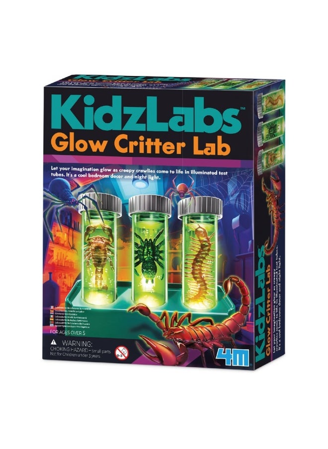 4M KidzLabs Glow Critter Lab Science Kit