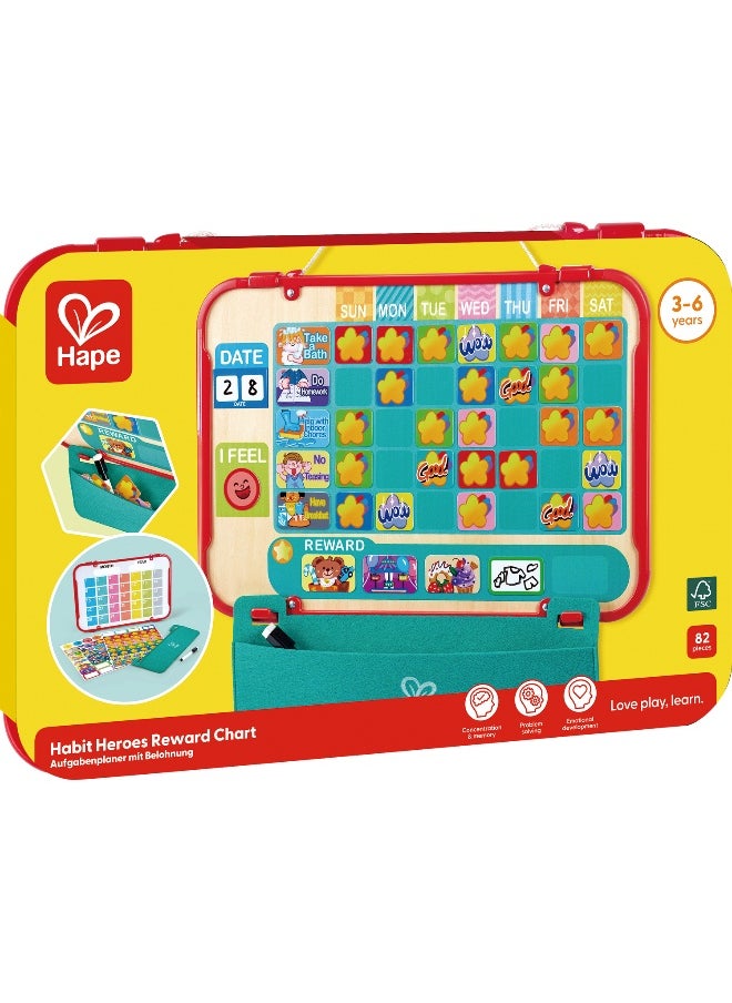 Hape Habit Heroes Reward Chart (82 Pieces)