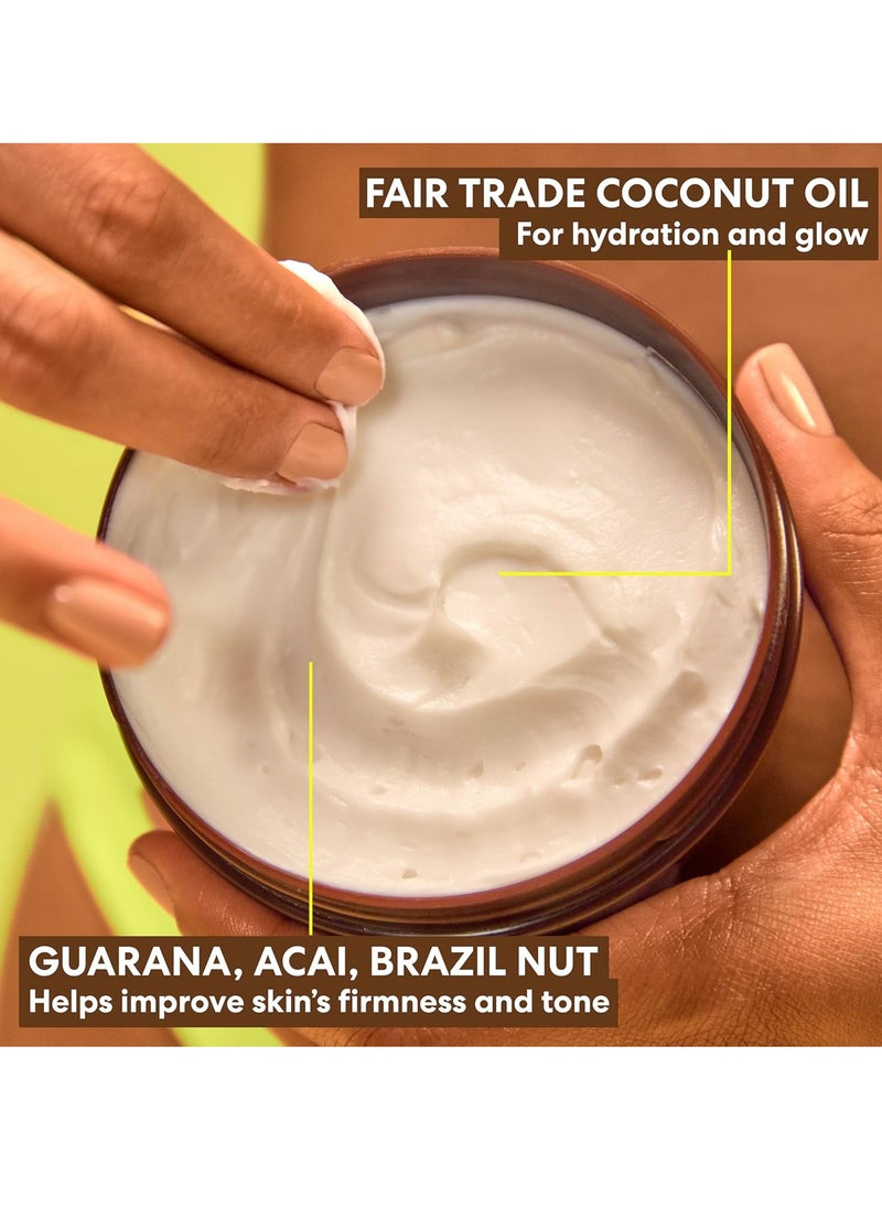 Palmer's Coconut Oil Formula Brazilian Coco Cream with Vitamin E, 8.8 Fl Oz, Whipped & Body Cream, Helps with Skin Tightening & Firming