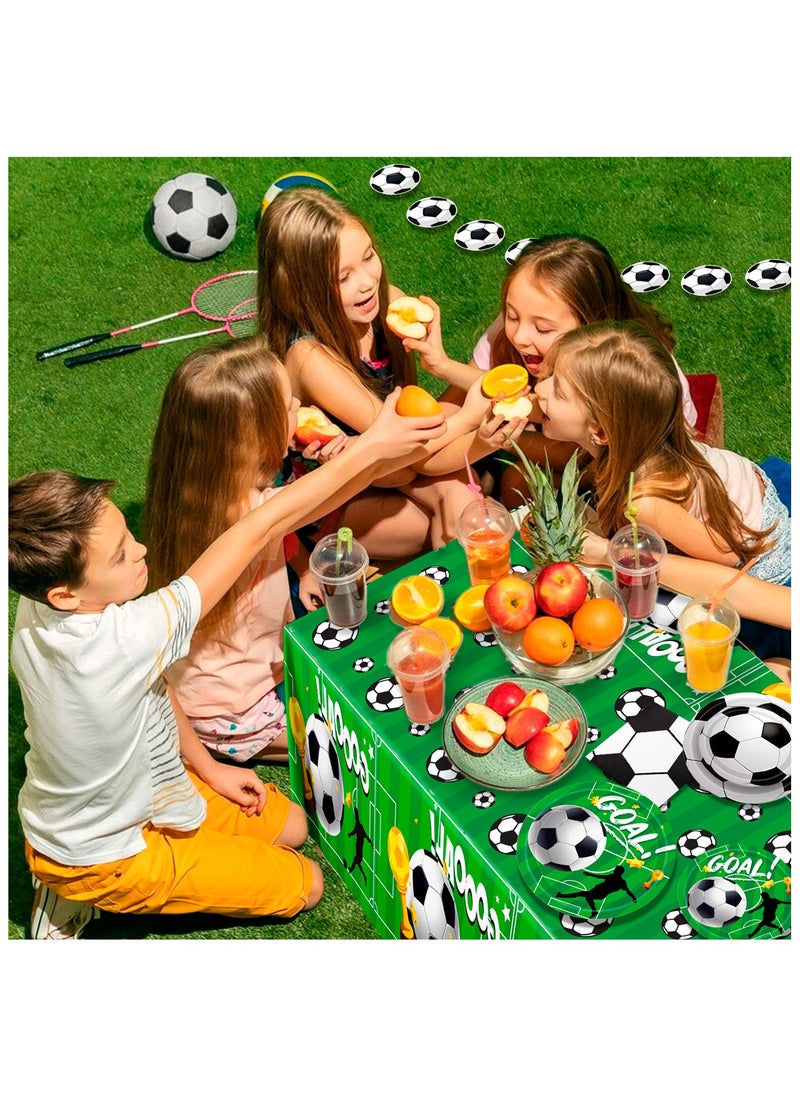 Soccer Party Tableware for 24 People Party Supplies