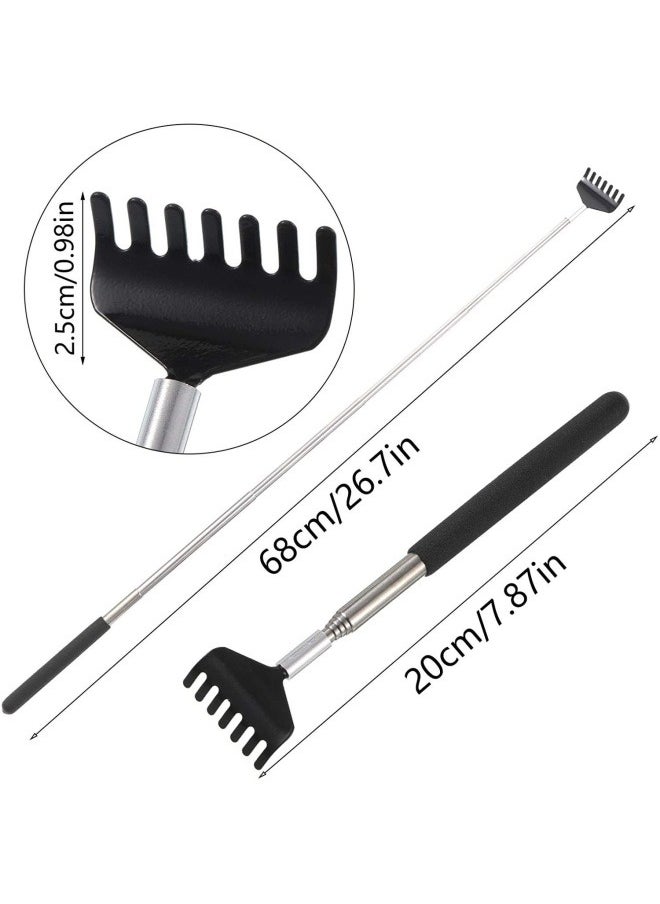 28 claws stainless steel head massage claws, seven teeth five sections of itch scratching, two finger pressure ring, 1 finger press