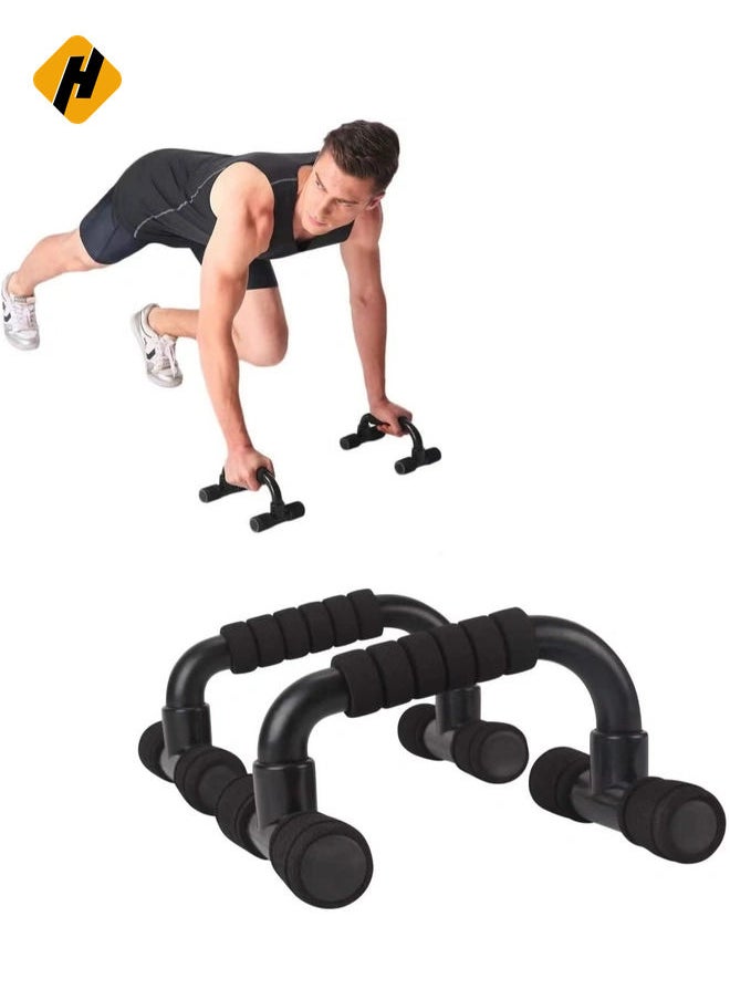 1 Pair of Push Up Bar Stands I-Type Handles Fitness Equipment Gym Home Muscle Training Tools Hot selling