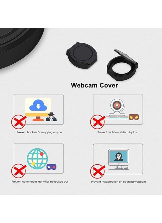 Webcam Privacy Cover, Shutter Protects Lens Cap Hood Covers with Strong Adhesive, Protecting Privacy and Security for Logitech HD Pro Webcam C920 & C930e & C922 & C922X Pro Stream Webcam