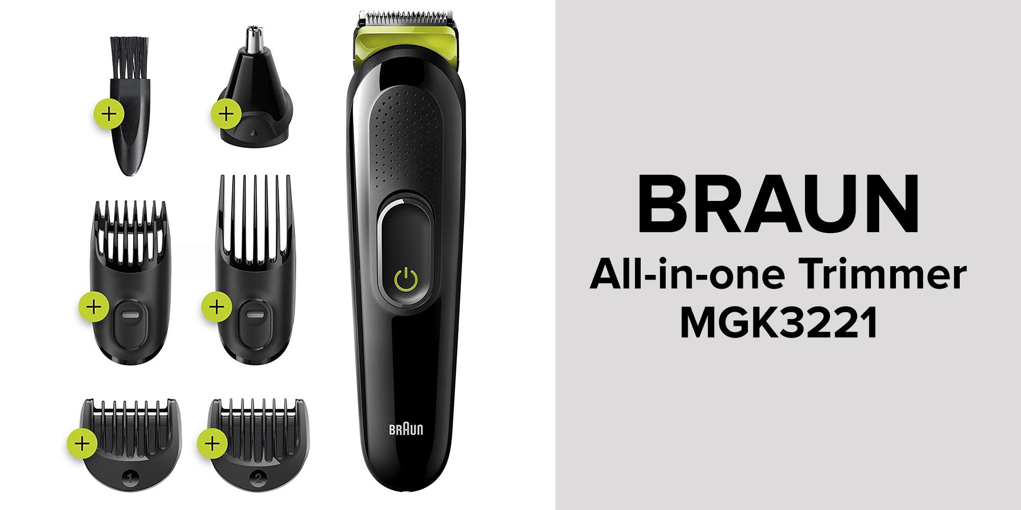 All-in-one Trimmer 6-in-1 MGK3221 Green/Black