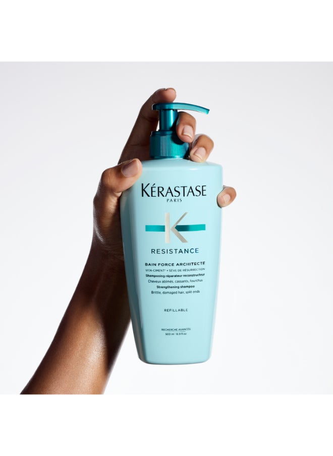 Resistance Bain Force Architecte Shampoo For Weak & Damaged Hair 500Ml