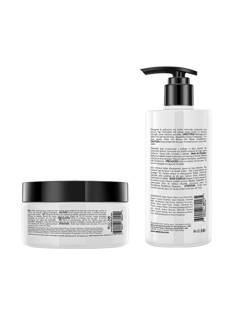 Reviver | Repairs Dry & Frizzy Hair, Sulphate Free, pH Balanced, Hair Repair Treatment for All Hair Types.