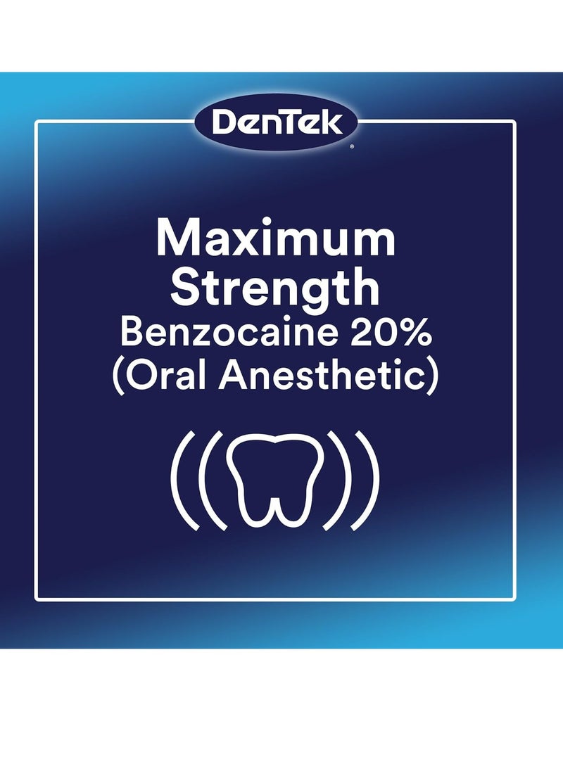 DenTek Instant Oral Pain Relief Maximum Strength Kit for Toothaches | 50 Count