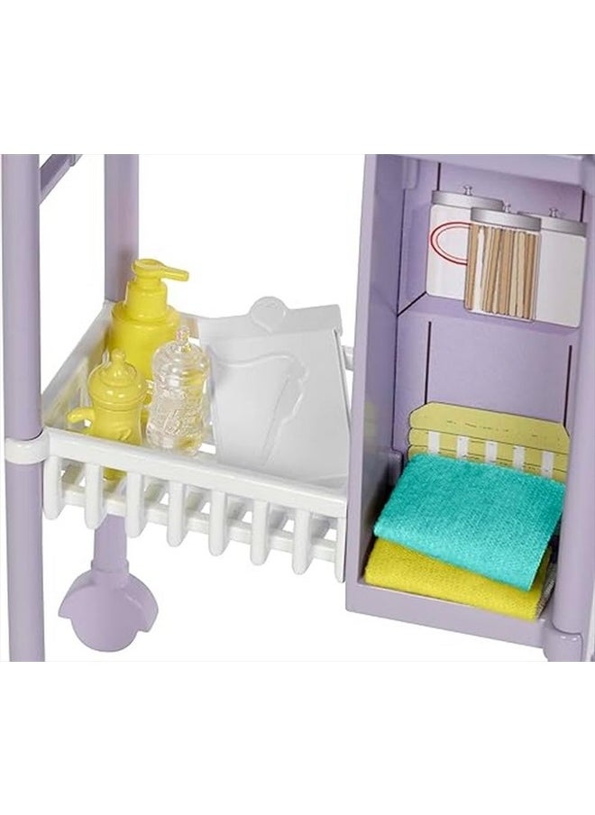 Careers Doll & Playset, Baby Doctor Theme with Blonde Fashion Doll, 2 Baby Dolls, Furniture & Accessories