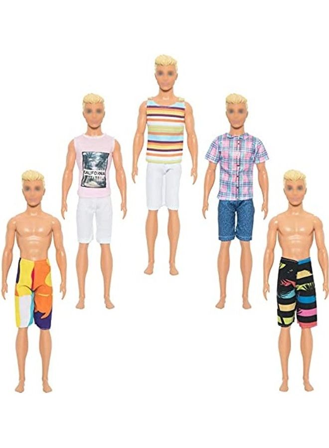 56-Piece Clothes and Accessories for 11.5 Inch Girl Boy Doll Different Occasions Include 20 Set Handmade Dresses/Casual/Swimsuit/Sportswear, 18 Pair Shoes