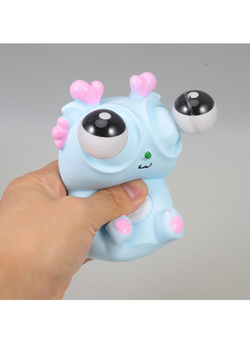 6 Stress Reducing Punch Toys Small Toys Funny Eyeballs Squeeze Toys Dragon Stress Reducing Small Toys Adult Children Cute Stress Reducing Toys