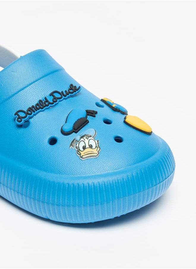 Donald Duck Detail Slip-On Clogs