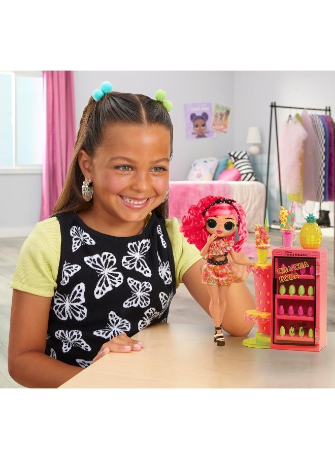 LOL Surprise OMG Sweet Nails Pinky Pops Fruit Shop Fashion Doll & Nails Playset