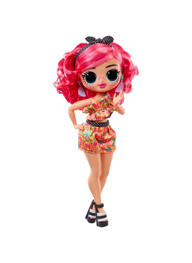 LOL Surprise OMG Sweet Nails Pinky Pops Fruit Shop Fashion Doll & Nails Playset