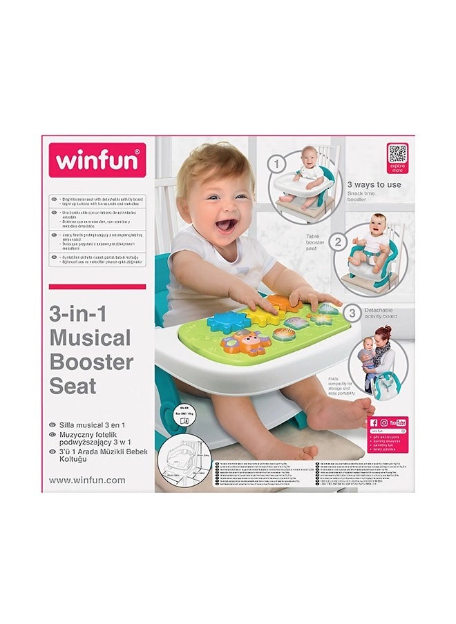 3-in-1 Musical Booster Seat