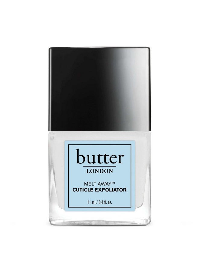 Cuticle Remover Liquid, Melt Away - Cuticle Oil Exfoliator & Softener Gently Removes Dry, Overgrown Cuticles For Healthy Looking Nails - Fast-Acting & Pain-Free Formula - 0.4 Fl Oz